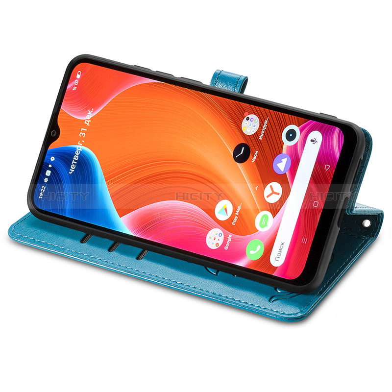 Realme C11 (2021)用手帳型 レザーケース スタンド パターン カバー S03D Realme 