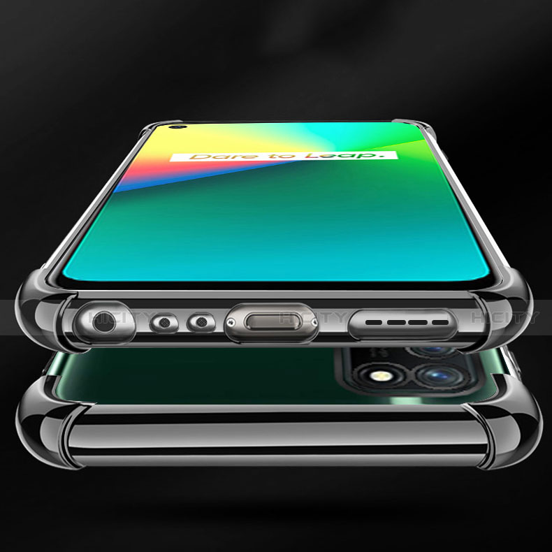 Realme C17用極薄ソフトケース シリコンケース 耐衝撃 全面保護 クリア透明 H01 Realme 