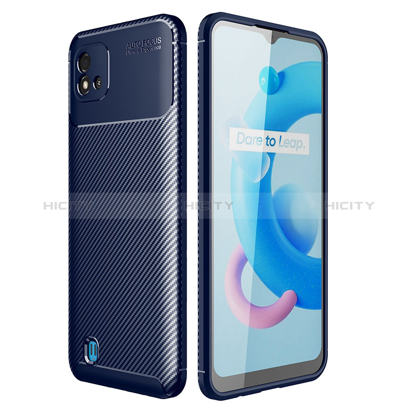 Realme C20用シリコンケース ソフトタッチラバー ツイル カバー S01 Realme 