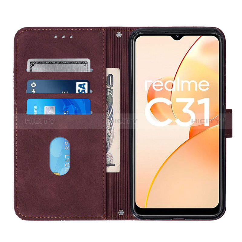 Realme C31用手帳型 レザーケース スタンド カバー Y01B Realme 