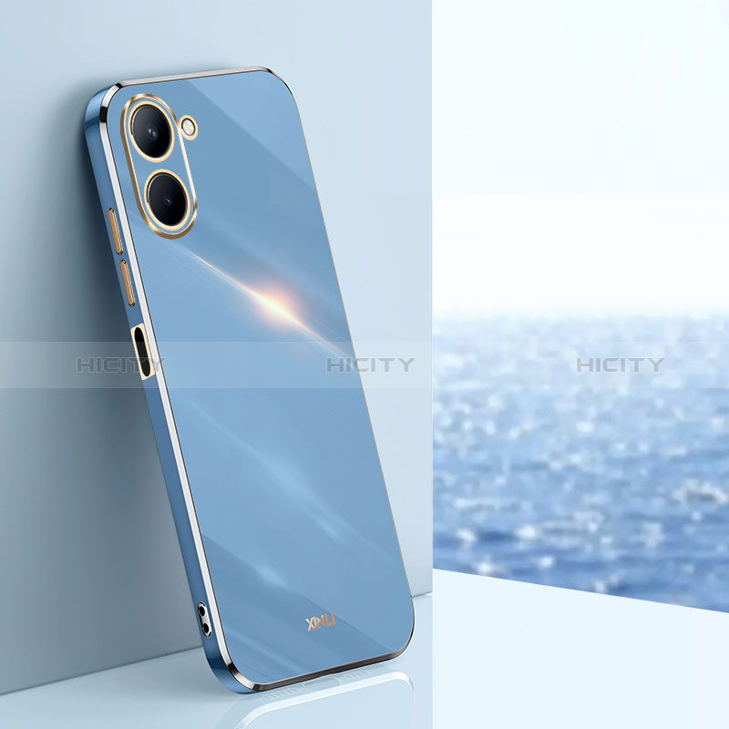 Realme C33 (2023)用極薄ソフトケース シリコンケース 耐衝撃 全面保護 XL1 Realme ネイビー