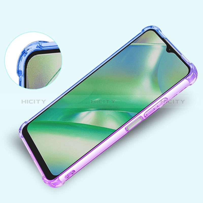 Realme C33 (2023)用極薄ソフトケース グラデーション 勾配色 クリア透明 Realme 