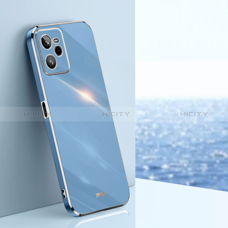 Realme C35用極薄ソフトケース シリコンケース 耐衝撃 全面保護 XL1 Realme ネイビー