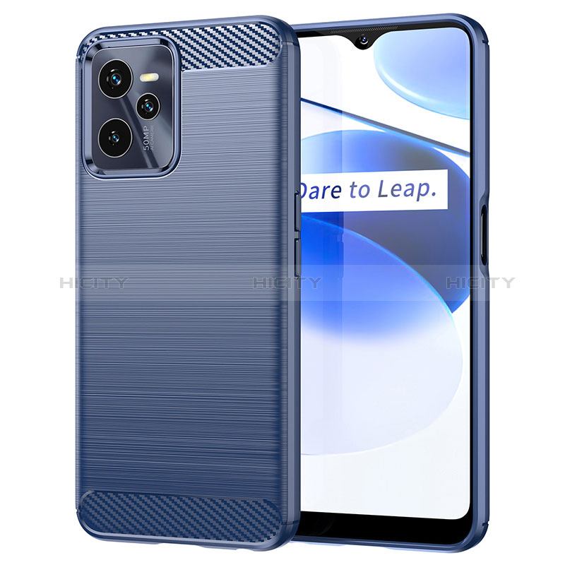 Realme C35用シリコンケース ソフトタッチラバー ライン カバー Realme 