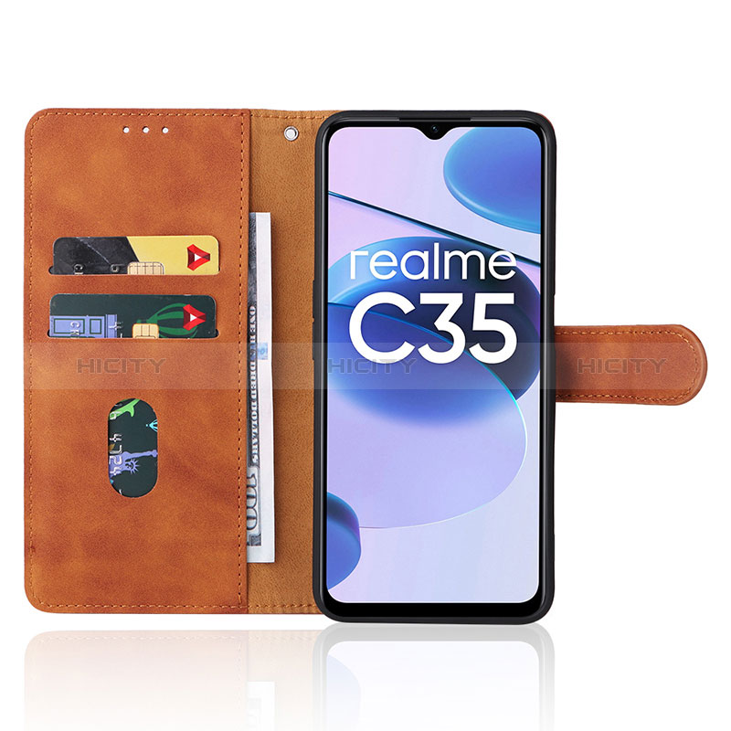 Realme C35用手帳型 レザーケース スタンド カバー L03Z Realme 