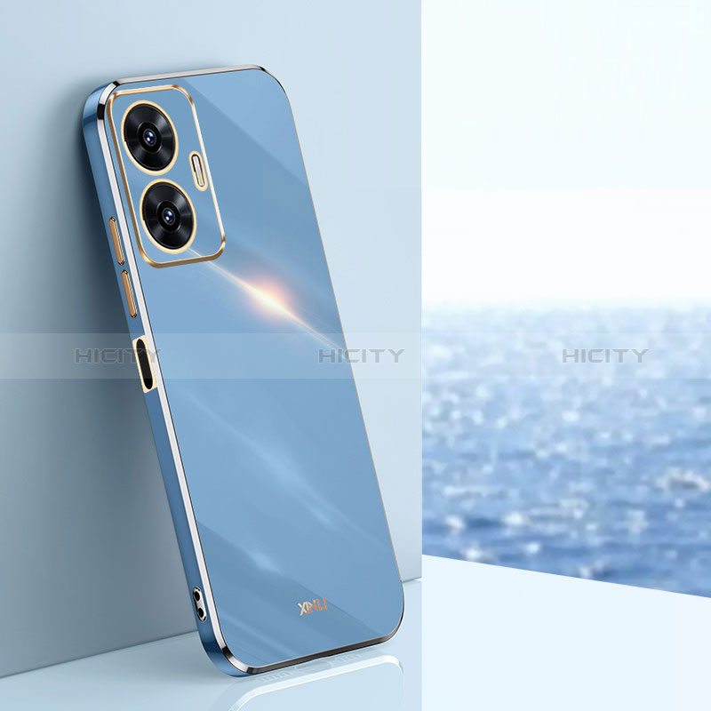 Realme C55用極薄ソフトケース シリコンケース 耐衝撃 全面保護 XL1 Realme ネイビー