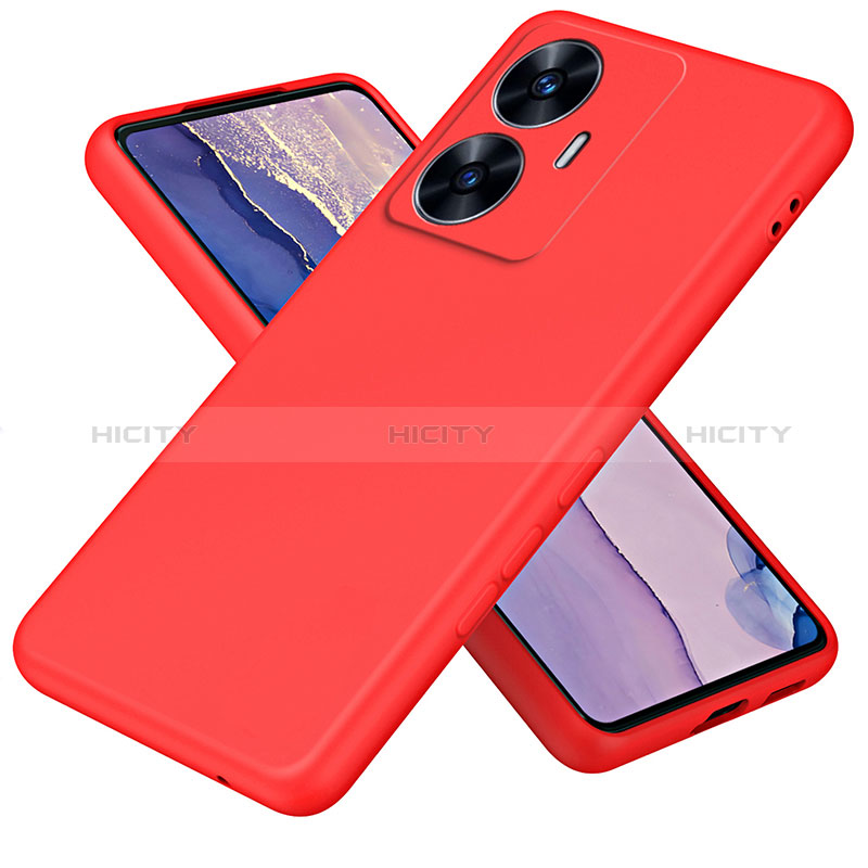 Realme C55用360度 フルカバー極薄ソフトケース シリコンケース 耐衝撃 全面保護 バンパー H01P Realme 