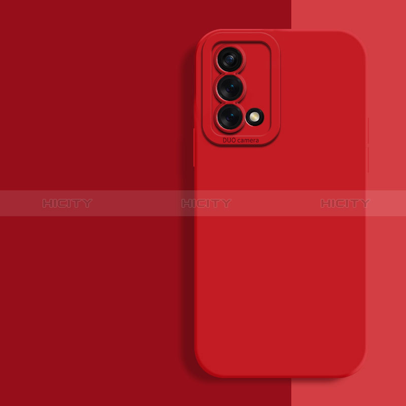 Realme GT Master 5G用360度 フルカバー極薄ソフトケース シリコンケース 耐衝撃 全面保護 バンパー Realme レッド