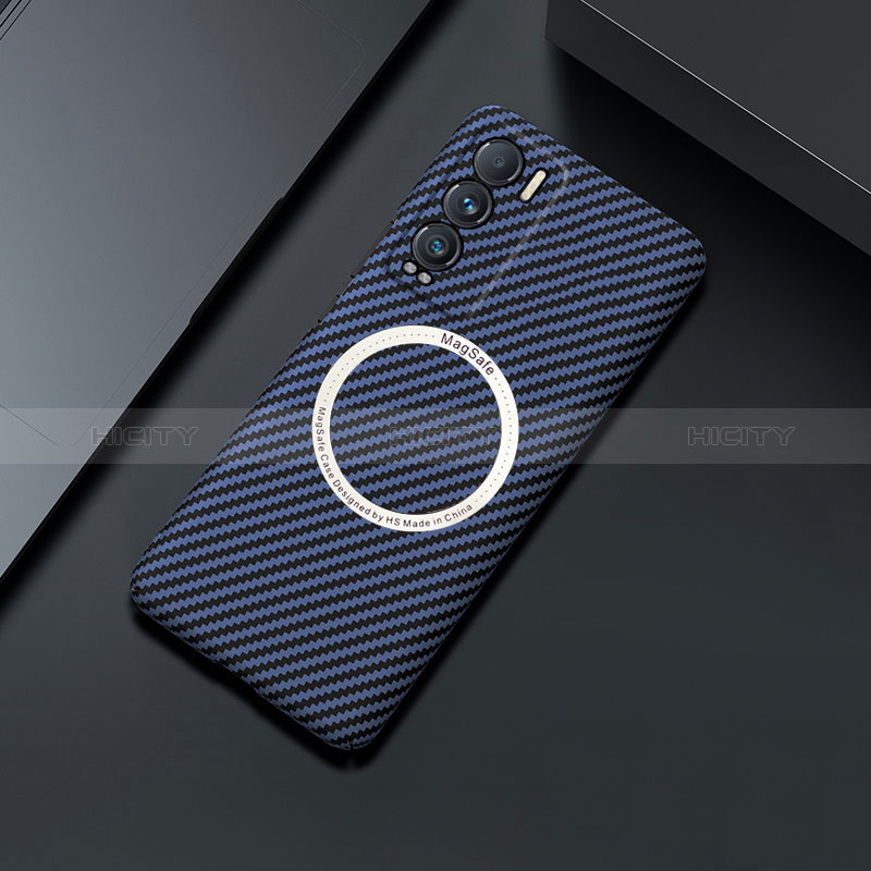 Realme GT Master Explorer 5G用ハードケース プラスチック 質感もマット ツイル カバー Mag-Safe 磁気 Magnetic Realme ネイビー