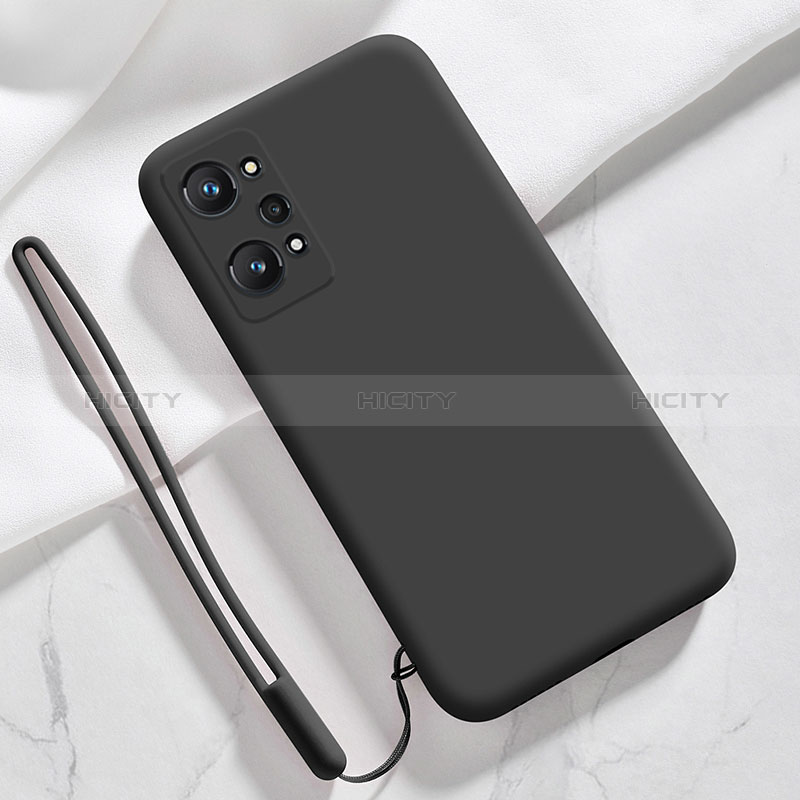 Realme GT Neo 3T 5G用360度 フルカバー極薄ソフトケース シリコンケース 耐衝撃 全面保護 バンパー YK1 Realme ブラック