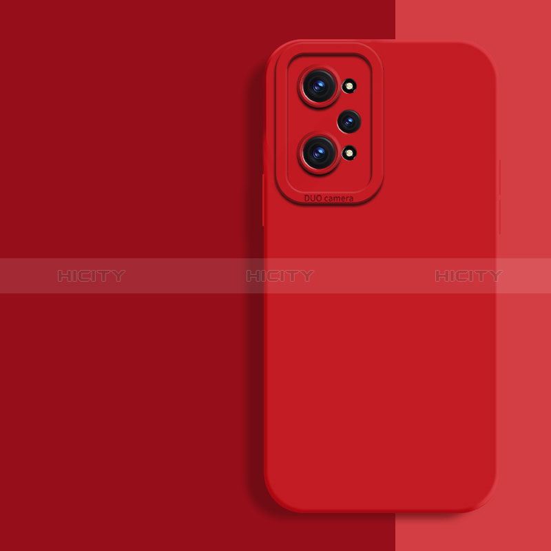 Realme GT Neo 3T 5G用360度 フルカバー極薄ソフトケース シリコンケース 耐衝撃 全面保護 バンパー Realme レッド