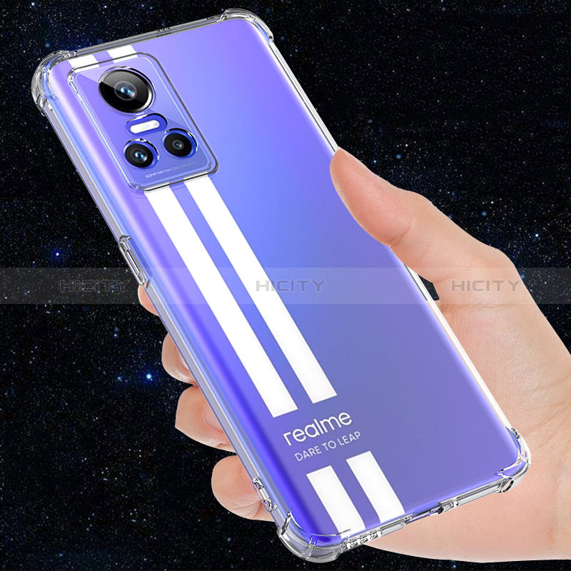 Realme GT Neo3 5G用極薄ソフトケース シリコンケース 耐衝撃 全面保護 クリア透明 カバー Realme クリア