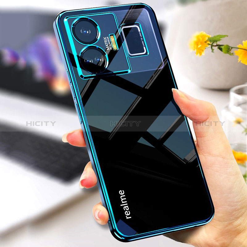 Realme GT Neo5 240W 5G用極薄ソフトケース シリコンケース 耐衝撃 全面保護 クリア透明 H01 Realme 