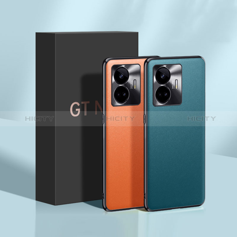 Realme GT Neo5 5G用ケース 高級感 手触り良いレザー柄 QK1 Realme 