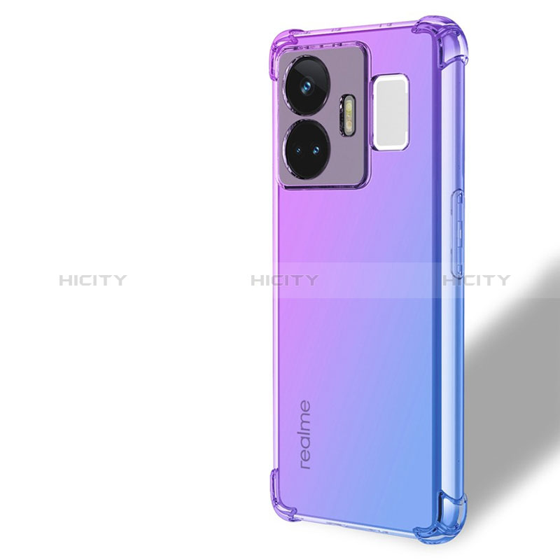 Realme GT Neo5 5G用極薄ソフトケース グラデーション 勾配色 透明 Realme 