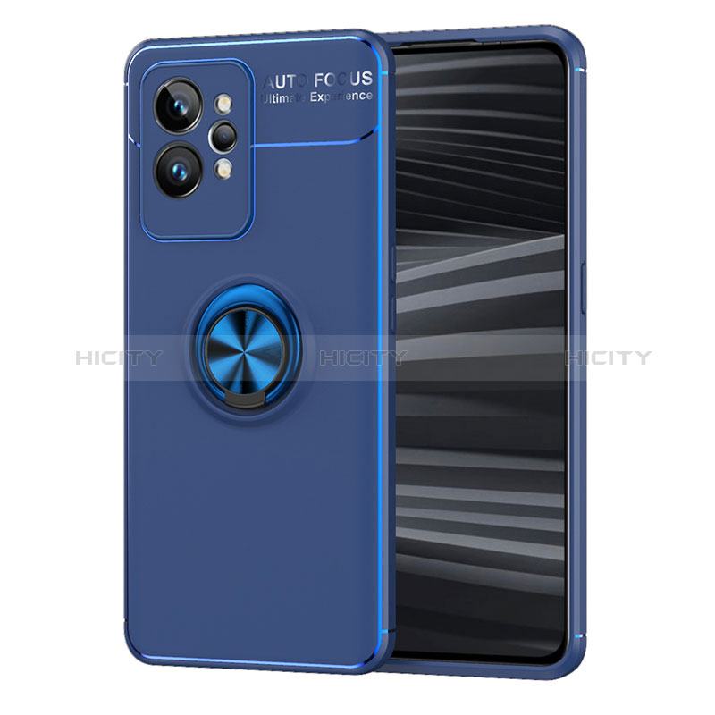 Realme GT2 Pro 5G用極薄ソフトケース シリコンケース 耐衝撃 全面保護 アンド指輪 マグネット式 バンパー SD2 Realme 