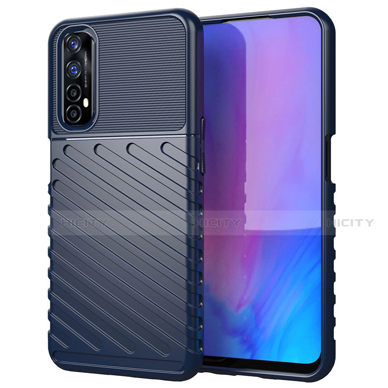 Realme Narzo 20 Pro用シリコンケース ソフトタッチラバー ツイル カバー Realme 