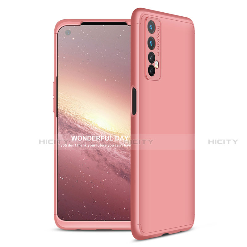 Realme Narzo 30 4G用ハードケース プラスチック 質感もマット 前面と背面 360度 フルカバー Realme 