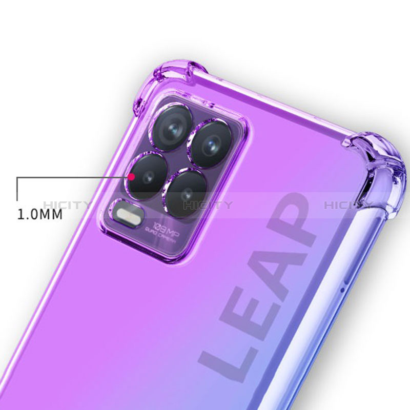 Realme Narzo 30 5G用極薄ソフトケース グラデーション 勾配色 クリア透明 Realme 