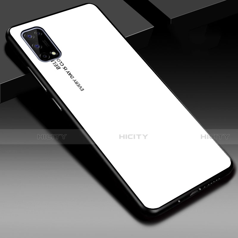 Realme Narzo 30 Pro 5G用ハイブリットバンパーケース プラスチック 鏡面 カバー Realme 