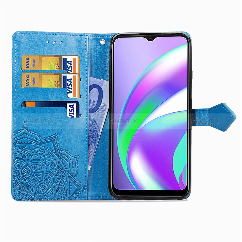 Realme Narzo 30A用手帳型 レザーケース スタンド パターン カバー Realme 