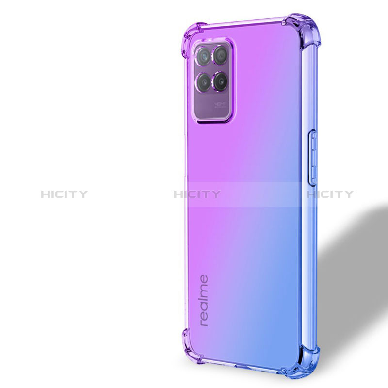 Realme Narzo 50 4G用極薄ソフトケース グラデーション 勾配色 クリア透明 Realme 