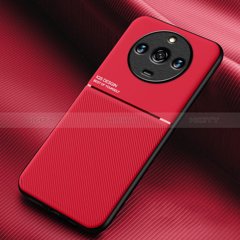 Realme Narzo 60 5G用極薄ソフトケース シリコンケース 耐衝撃 全面保護 マグネット式 バンパー Realme レッド