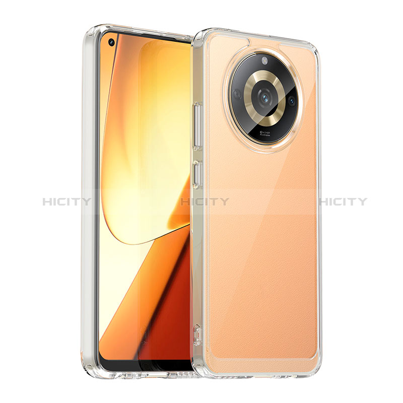 Realme Narzo 60 5G用ハイブリットバンパーケース クリア透明 プラスチック カバー J01S Realme 