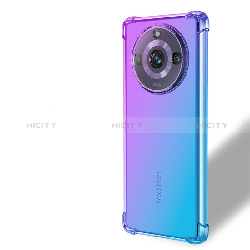 Realme Narzo 60 5G用極薄ソフトケース グラデーション 勾配色 クリア透明 Realme 