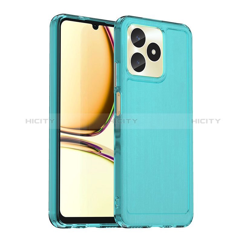 Realme Narzo N53用ハイブリットバンパーケース クリア透明 プラスチック カバー J02S Realme 