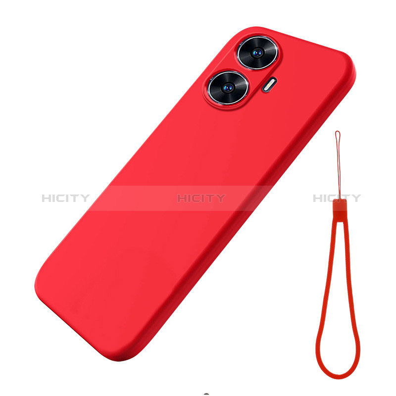 Realme Narzo N55用360度 フルカバー極薄ソフトケース シリコンケース 耐衝撃 全面保護 バンパー Realme 