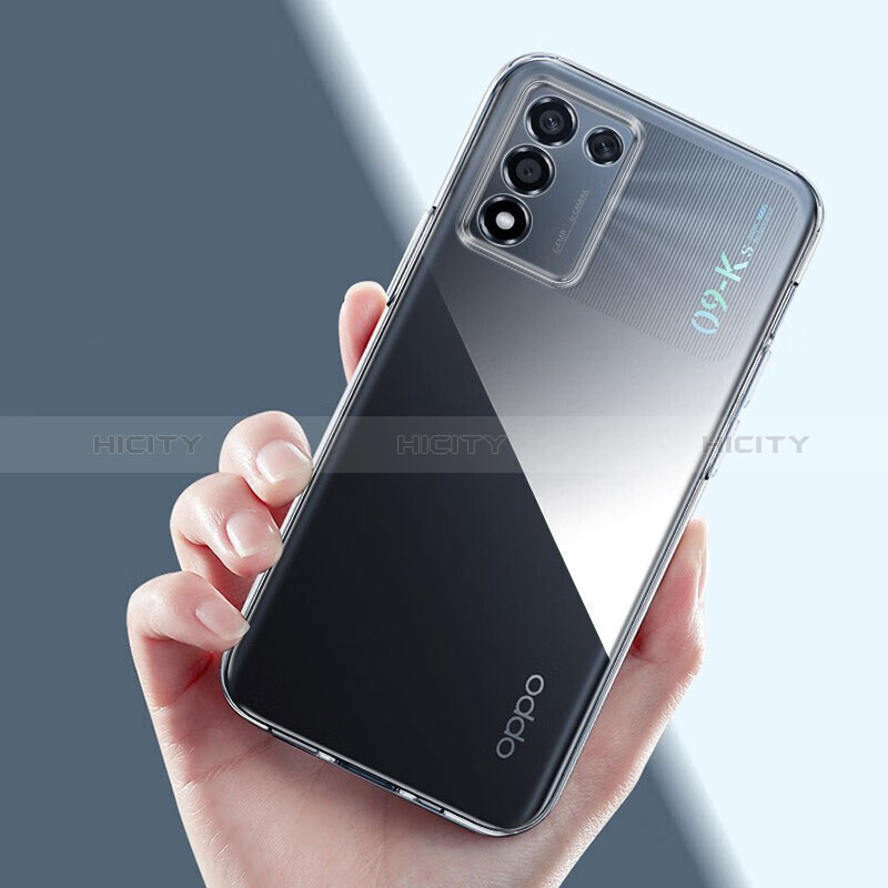 Realme Q3t 5G用極薄ソフトケース シリコンケース 耐衝撃 全面保護 クリア透明 T10 Realme クリア