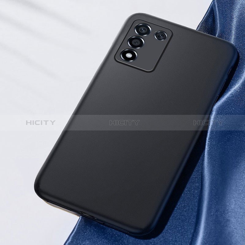 Realme Q3t 5G用極薄ソフトケース シリコンケース 耐衝撃 全面保護 Realme ブラック