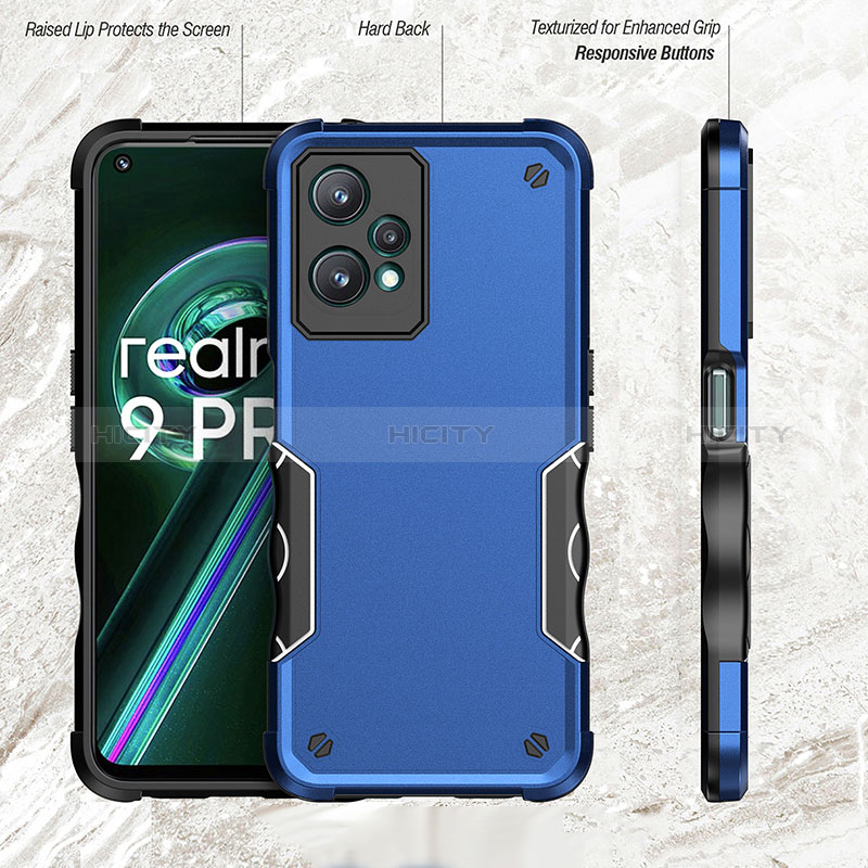 Realme Q5 5G用ハイブリットバンパーケース プラスチック 兼シリコーン カバー QW1 Realme 