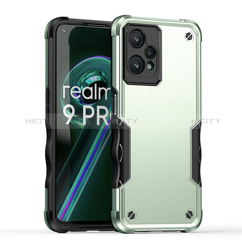 Realme Q5 5G用ハイブリットバンパーケース プラスチック 兼シリコーン カバー QW1 Realme 