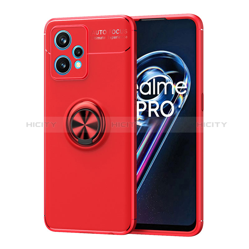 Realme Q5 5G用極薄ソフトケース シリコンケース 耐衝撃 全面保護 アンド指輪 マグネット式 バンパー SD2 Realme 