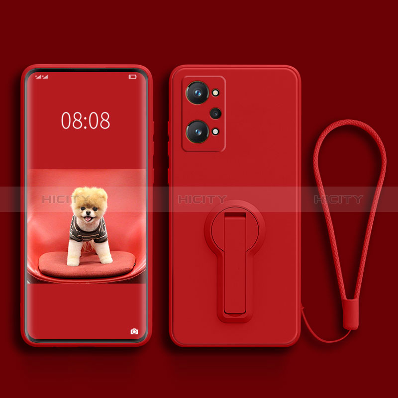 Realme Q5 Pro 5G用極薄ソフトケース シリコンケース 耐衝撃 全面保護 スタンド バンパー Realme 