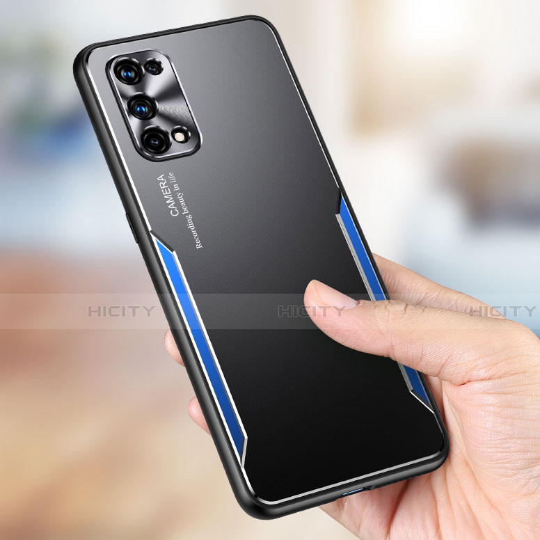 Realme V15 5G用ケース 高級感 手触り良い アルミメタル 製の金属製 カバー M01 Realme 