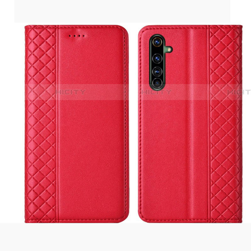 Realme X50 Pro 5G用手帳型 レザーケース スタンド カバー L01 Realme レッド