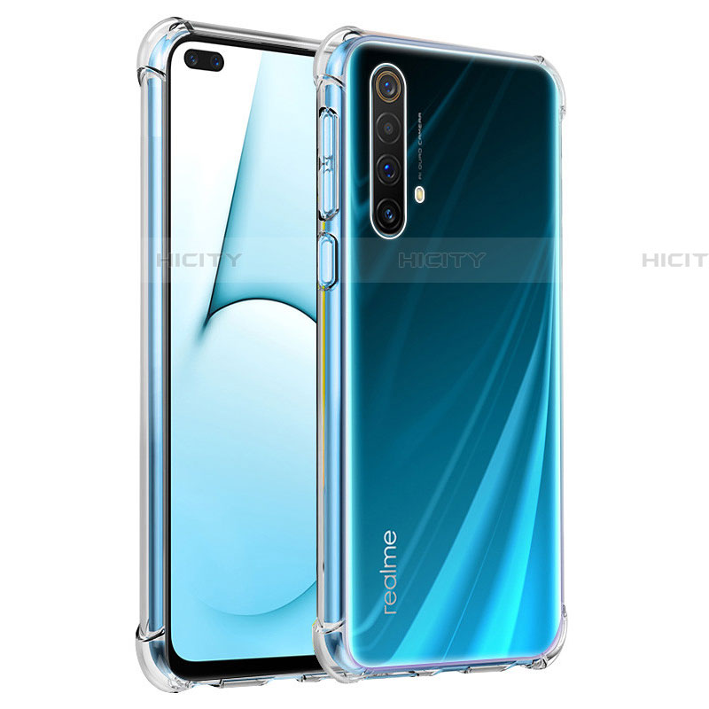 Realme X50t 5G用極薄ソフトケース シリコンケース 耐衝撃 全面保護 クリア透明 カバー Realme クリア