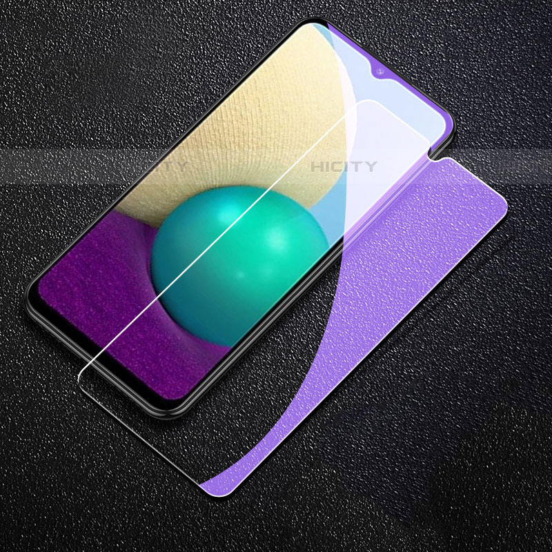 Samsung Galaxy A03s用反スパイ 強化ガラス 液晶保護フィルム S09 サムスン クリア