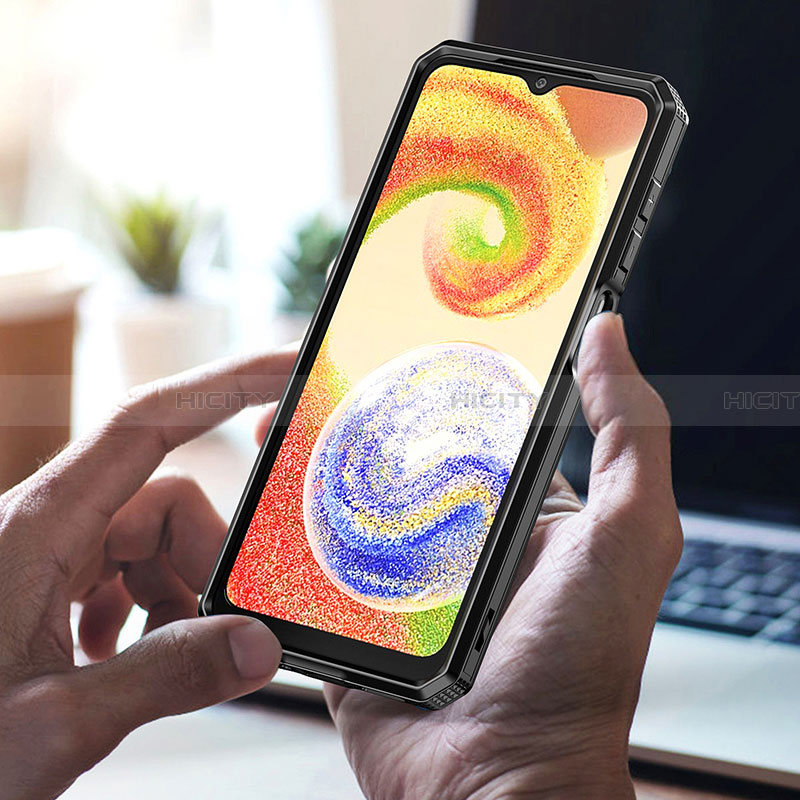 Samsung Galaxy A04 4G用ハイブリットバンパーケース プラスチック 兼シリコーン カバー QW1 サムスン 