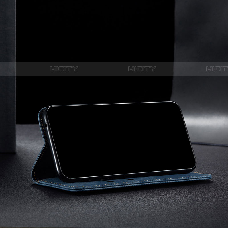Samsung Galaxy A04E用手帳型 布 スタンド B02S サムスン 