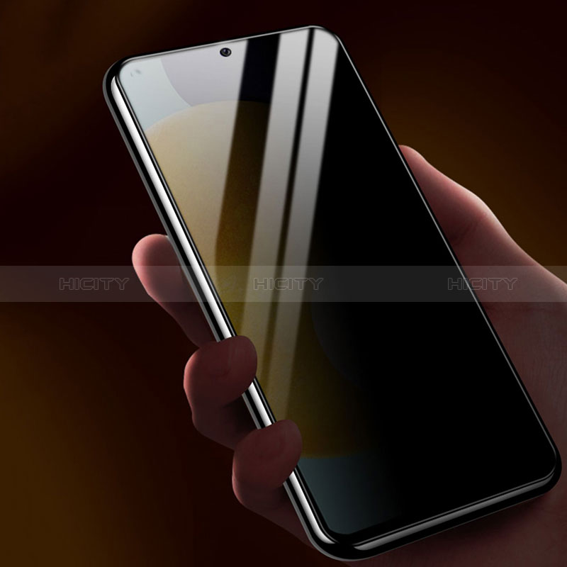 Samsung Galaxy A10s用反スパイ 強化ガラス 液晶保護フィルム S08 サムスン クリア