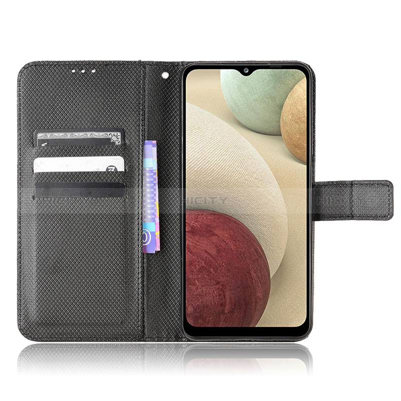 Samsung Galaxy A12 5G用手帳型 レザーケース スタンド カバー BY1 サムスン 