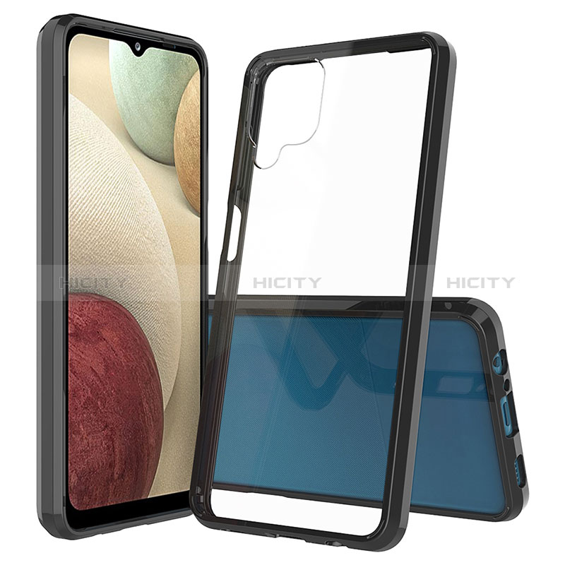 Samsung Galaxy A12 5G用360度 フルカバー ハイブリットバンパーケース 透明 プラスチック カバー ZJ5 サムスン 