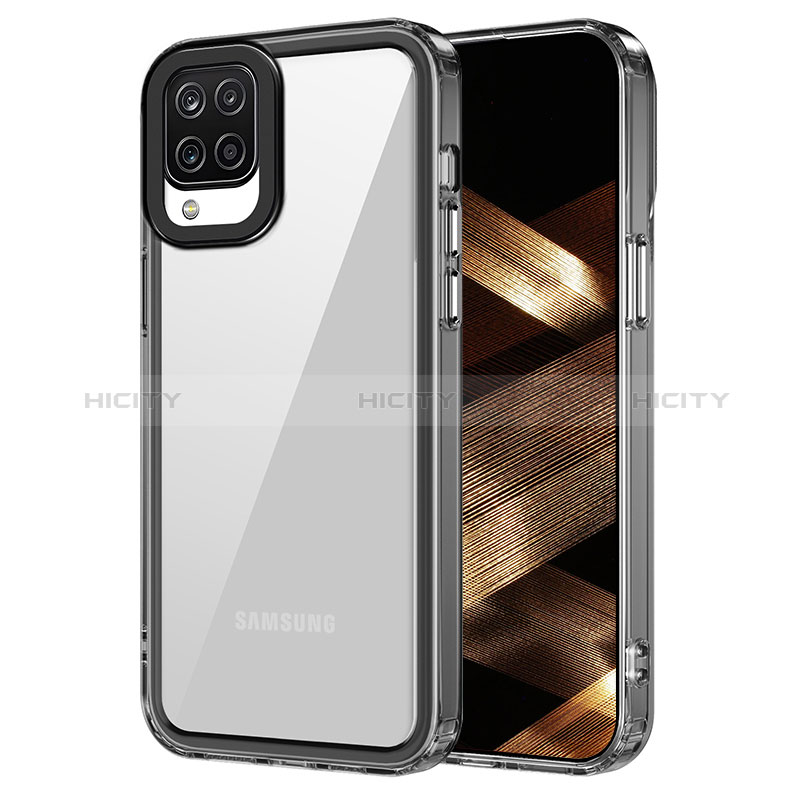 Samsung Galaxy A12用ハイブリットバンパーケース 透明 プラスチック カバー AC1 サムスン 