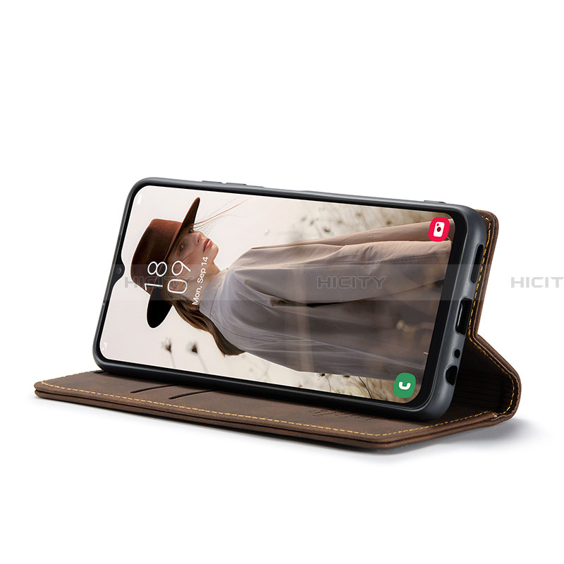 Samsung Galaxy A13 4G用手帳型 レザーケース スタンド カバー C01S サムスン 