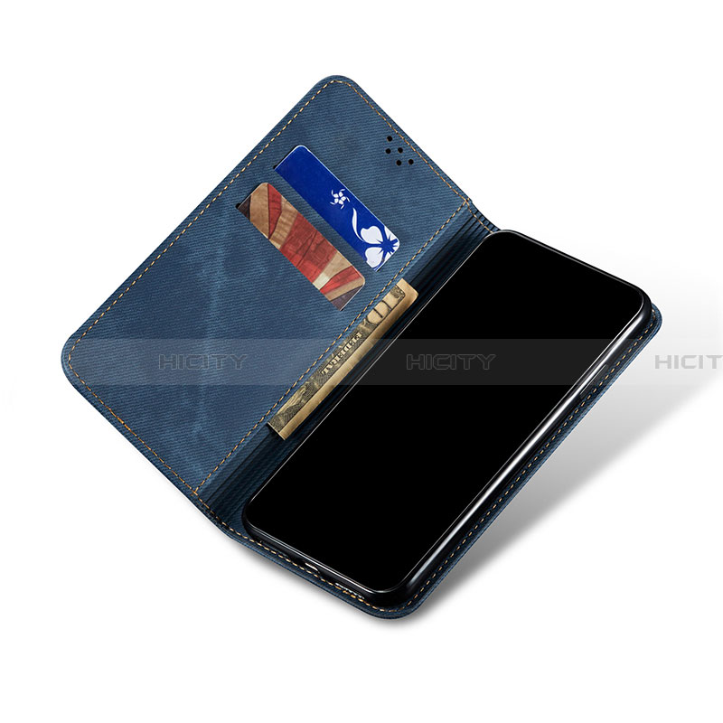 Samsung Galaxy A13 5G用手帳型 布 スタンド サムスン 
