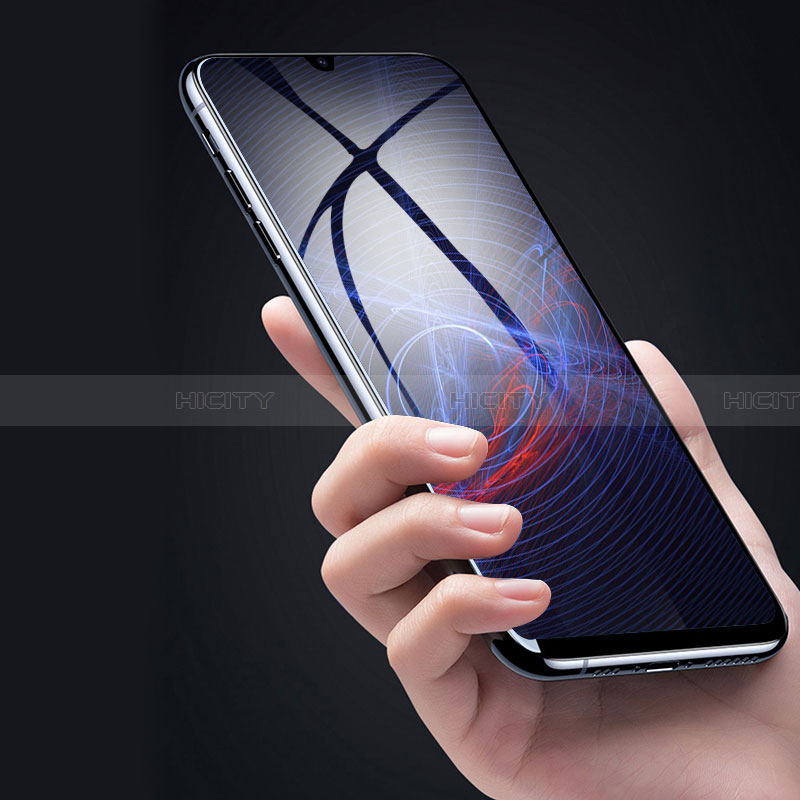 Samsung Galaxy A21 SC-42A用強化ガラス フル液晶保護フィルム F06 サムスン ブラック